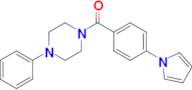 (4-(1H-pyrrol-1-yl)phenyl)(4-phenylpiperazin-1-yl)methanone