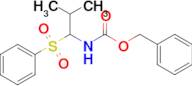 Benzyl (2-methyl-1-(phenylsulfonyl)propyl)carbamate