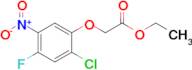 Ethyl 2-(2-chloro-4-fluoro-5-nitrophenoxy)acetate