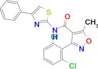 3-(2,6-Dichlorophenyl)-5-methyl-N-(4-phenylthiazol-2-yl)isoxazole-4-carboxamide