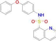 N-(4-phenoxyphenyl)quinoline-8-sulfonamide