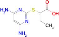 2-((4,6-Diaminopyrimidin-2-yl)thio)butanoic acid