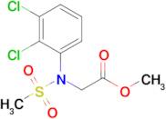 Methyl N-(2,3-dichlorophenyl)-N-(methylsulfonyl)glycinate