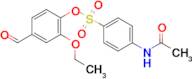 2-Ethoxy-4-formylphenyl 4-acetamidobenzenesulfonate