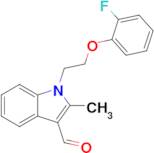 1-(2-(2-Fluorophenoxy)ethyl)-2-methyl-1H-indole-3-carbaldehyde