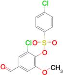 2-Chloro-4-formyl-6-methoxyphenyl 4-chlorobenzenesulfonate