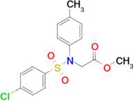 Methyl N-((4-chlorophenyl)sulfonyl)-N-(p-tolyl)glycinate