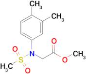 Methyl N-(3,4-dimethylphenyl)-N-(methylsulfonyl)glycinate