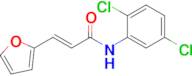 (E)-N-(2,5-dichlorophenyl)-3-(furan-2-yl)acrylamide