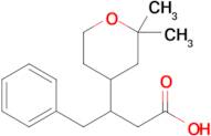 3-(2,2-Dimethyltetrahydro-2H-pyran-4-yl)-4-phenylbutanoic acid