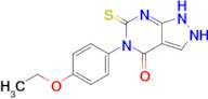 5-(4-ethoxyphenyl)-6-sulfanylidene-1H,2H,4H,5H,6H-pyrazolo[3,4-d]pyrimidin-4-one