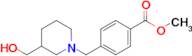 Methyl 4-((3-(hydroxymethyl)piperidin-1-yl)methyl)benzoate