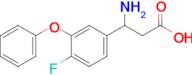 3-Amino-3-(4-fluoro-3-phenoxyphenyl)propanoic acid