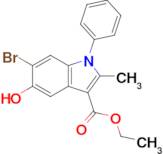 Ethyl 6-bromo-5-hydroxy-2-methyl-1-phenyl-1H-indole-3-carboxylate