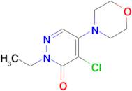 4-Chloro-2-ethyl-5-morpholinopyridazin-3(2H)-one