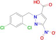 1-(2,4-Dichlorobenzyl)-3-nitro-1H-pyrazole-5-carboxylic acid