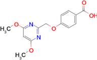 4-((4,6-Dimethoxypyrimidin-2-yl)methoxy)benzoic acid