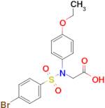 N-((4-bromophenyl)sulfonyl)-N-(4-ethoxyphenyl)glycine