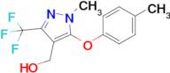 (1-Methyl-5-(p-tolyloxy)-3-(trifluoromethyl)-1H-pyrazol-4-yl)methanol