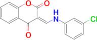 (Z)-3-(((3-chlorophenyl)amino)methylene)chromane-2,4-dione