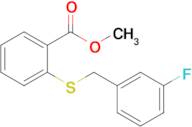 Methyl 2-((3-fluorobenzyl)thio)benzoate