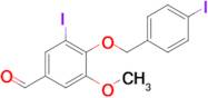 3-Iodo-4-((4-iodobenzyl)oxy)-5-methoxybenzaldehyde