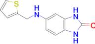 5-{[(thiophen-2-yl)methyl]amino}-2,3-dihydro-1H-1,3-benzodiazol-2-one