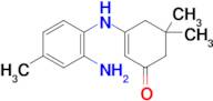 3-((2-Amino-4-methylphenyl)amino)-5,5-dimethylcyclohex-2-en-1-one