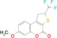 7-Methoxy-2-(trifluoromethyl)-1,2-dihydro-4H-thieno[2,3-c]chromen-4-one