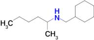 N-(cyclohexylmethyl)hexan-2-amine