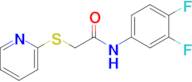 N-(3,4-difluorophenyl)-2-(pyridin-2-ylthio)acetamide