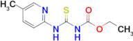 Ethyl N-[[(5-methyl-2-pyridinyl)amino]thioxomethyl]carbamate