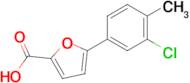 5-(3-Chloro-4-methylphenyl)furan-2-carboxylic acid