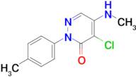 4-Chloro-5-(methylamino)-2-(p-tolyl)pyridazin-3(2H)-one