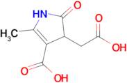 4-(Carboxymethyl)-2-methyl-5-oxo-4,5-dihydro-1H-pyrrole-3-carboxylic acid