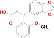 3-(Benzo[d][1,3]dioxol-5-yl)-3-(2-methoxyphenyl)propanoic acid