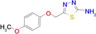 5-((4-Methoxyphenoxy)methyl)-1,3,4-thiadiazol-2-amine