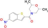 (2,6-Dimethylmorpholino)(5-nitrobenzo[b]thiophen-2-yl)methanone