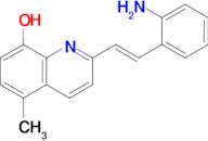 (E)-2-(2-aminostyryl)-5-methylquinolin-8-ol