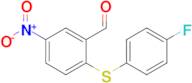 2-((4-Fluorophenyl)thio)-5-nitrobenzaldehyde