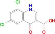 6,8-Dichloro-4-oxo-1,4-dihydroquinoline-3-carboxylic acid