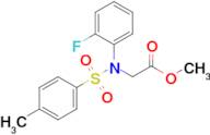 Methyl N-(2-fluorophenyl)-N-tosylglycinate