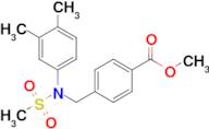Methyl 4-((N-(3,4-dimethylphenyl)methylsulfonamido)methyl)benzoate