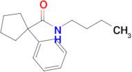 N-butyl-1-phenylcyclopentane-1-carboxamide