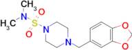 4-(Benzo[d][1,3]dioxol-5-ylmethyl)-N,N-dimethylpiperazine-1-sulfonamide