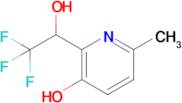 6-Methyl-2-(2,2,2-trifluoro-1-hydroxyethyl)pyridin-3-ol