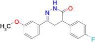 4-(4-Fluorophenyl)-6-(3-methoxyphenyl)-4,5-dihydropyridazin-3(2H)-one