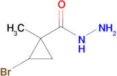 2-Bromo-1-methylcyclopropane-1-carbohydrazide