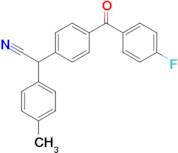 2-(4-(4-Fluorobenzoyl)phenyl)-2-(p-tolyl)acetonitrile