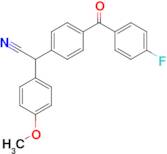 2-(4-(4-Fluorobenzoyl)phenyl)-2-(4-methoxyphenyl)acetonitrile